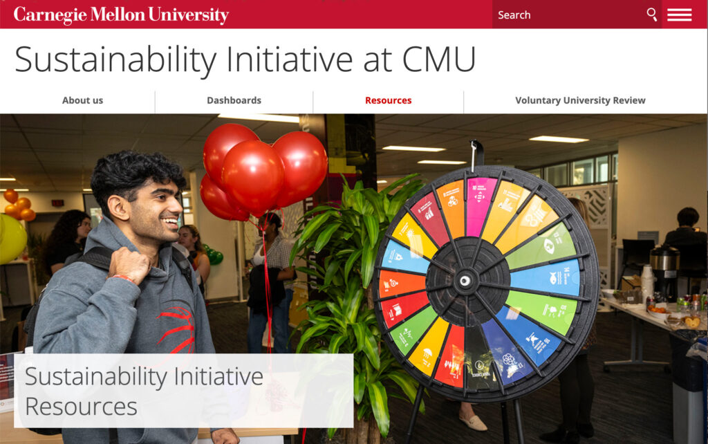 Carnegie Mellon VLR for the SDGs.